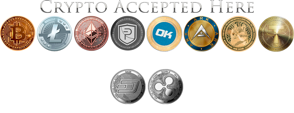 Crypto Accepted Here.
